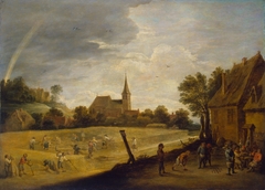 Reaping by David Teniers the Younger