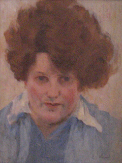 Retrato de Yvonne by Eliseu Visconti