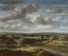 River Landscape by Philips Koninck