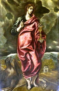 Saint John the Evangelist at full length by El Greco