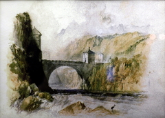 Saint-Maurice bridge by J. M. W. Turner