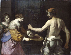 Salome receiving the head of John the Baptist by Guercino