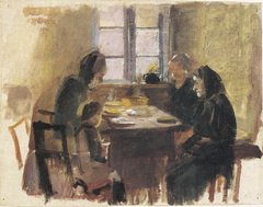 Saying Grace (HAF3074) by Anna Ancher