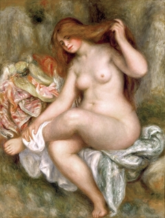 Seated Bather by Auguste Renoir