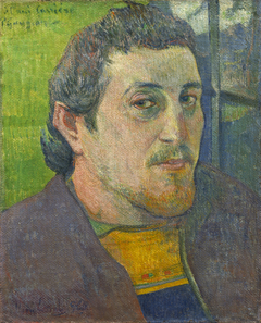 Self-Portrait Dedicated to Carrière by Paul Gauguin