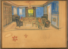 Set Design for Henrik Ibsen's "Hedda Gabler" by Edvard Munch