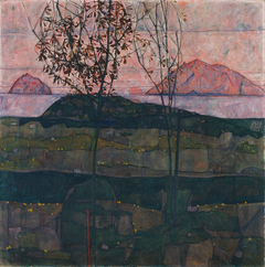 Setting Sun by Egon Schiele