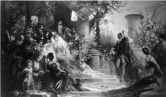 Shakespeare am Hof der Königin Elisabeth by Heinrich Hans Schlimarski