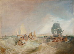 Shipping at the Mouth of the Thames by Joseph Mallord William Turner