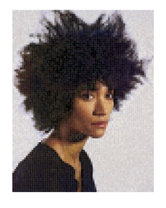 Sienna (three quarter view) by Chuck Close