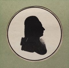 Silhouette of Marcello Bacciarelli. by Anonymous