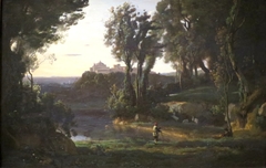 Site in Italy by Jean-Baptiste-Camille Corot