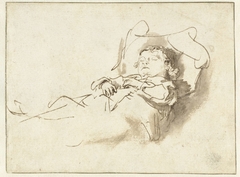 Slapend jongetje by Rembrandt