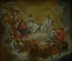 St Agnes in Glory by Giovanni Battista Gaulli