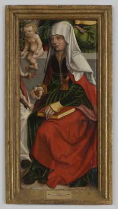 St Anne (fragment of Holy Kindship) by Unknown Artist