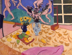 Still Life with "Dance" Panel by Henri Matisse