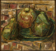 Still life with pears by Tadeusz Makowski