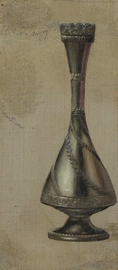 Study of Silver Vase by Martin Johnson Heade