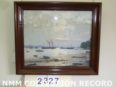 Sunrise on the River Orwell, Pin Mill by William Eric Thorp