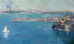 Sydney Harbour by Arthur Streeton