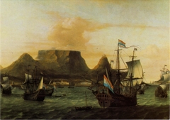 Table Bay, 1683 by Aernout Smit