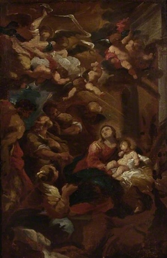 The Adoration of the Shepherds by Matteo Bonechi