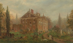 The Attack on Chew's House during the Battle of Germantown, 1777 by Edward Lamson Henry