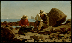 The Boat Builders by Winslow Homer