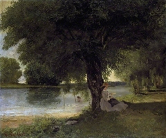 The Charente at Port-Bertaud by Gustave Courbet