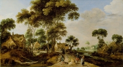 The Country Road by Gillis Claesz. de Hondecoeter