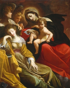 The Dream of Saint Catherine of Alexandria by Ludovico Carracci