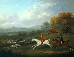 The Earl of Darlington Fox-Hunting with the Raby Pack: Full Cry by John Nost Sartorius