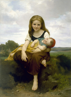 The Elder Sister by William-Adolphe Bouguereau