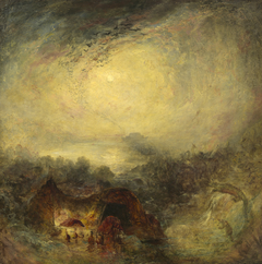 The Evening of the Deluge by J. M. W. Turner