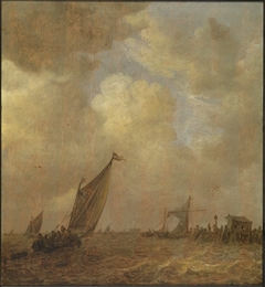 The Haarlemmermeer in a Storm by Jan van Goyen