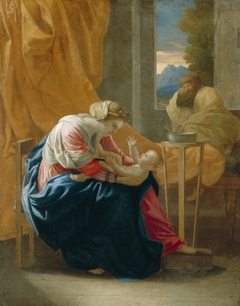 The Holy Family by Nicolas Poussin