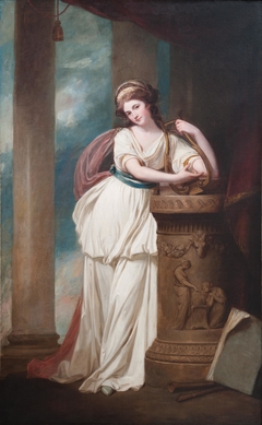 The Honorable Mrs. Trevor (Viscountess Hampden) by George Romney