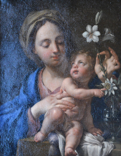 The Infant Jesus Pointing Out the Flowers of the Passion to the Virgin by Francesco Trevisani