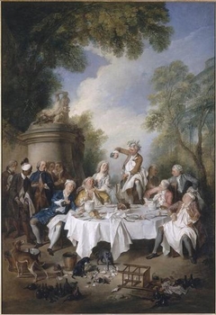 The Lunch of Ham by Nicolas Lancret