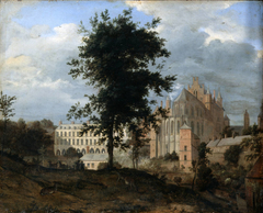 The Old Palace in Brussels by Jan van der Heyden