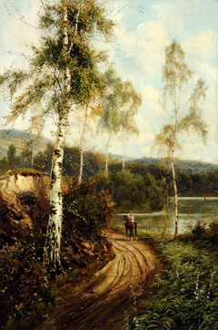 The Path By Loch Katrine, Trossachs, Scotland by Theodore Hines