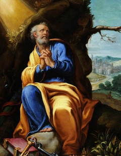 The Penitent Saint Peter in a Landscape by Anonymous