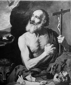 The Penitent St. Jerome by Francisco Collantes