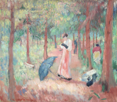 The pink avenue by Rik Wouters