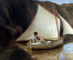 The Small Boat by Émile Friant