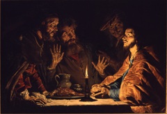 The supper at Emmaus by Matthias Stom