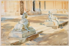 The Terrace at La Granja by John Singer Sargent