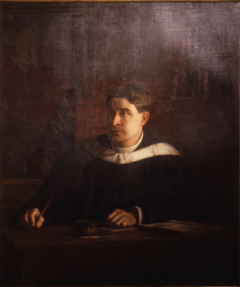 The Translator, Portrait of Monsignor Hugh T. Henry by Thomas Eakins