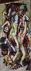 The Trapeze by Max Beckmann