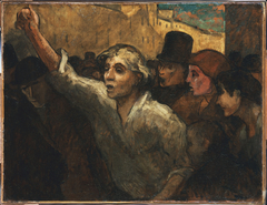 The Uprising (L'Emeute) by Honoré Daumier